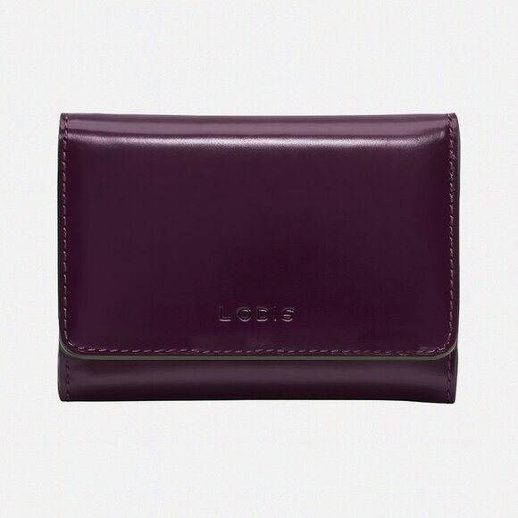 Lodis Plum Audrey French Wallet - Picture 1 of 10